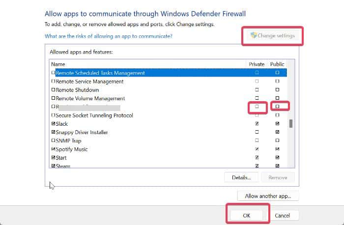 Allow Roblox through firewall