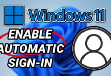 Enable auto login on Windows 11