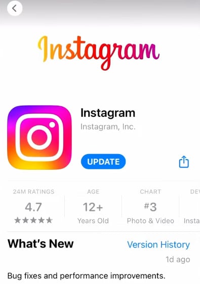 fix instagram logging out issue